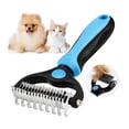 thumbnail image 7 of Multifunctional Pet Deshedding Brush – Dog Cat Grooming Comb Hair Removal Shedding Knot Cutting Tool for Daily Pet Care, 7 of 7