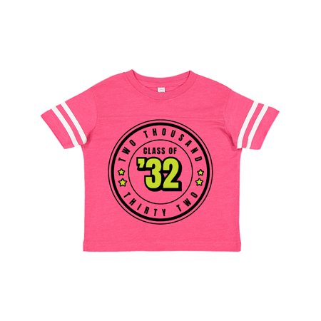 

Inktastic Class of 2032 in Black Circle with Stars Gift Toddler Boy or Toddler Girl T-Shirt