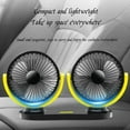 thumbnail image 5 of 5V / 12v / 24V Car USB Fan Cooling Car Fan Dual Head Car Fan 3 Speeds Adjustable For Auto Cooler Air Fan Car Accessories Fan, 5 of 8
