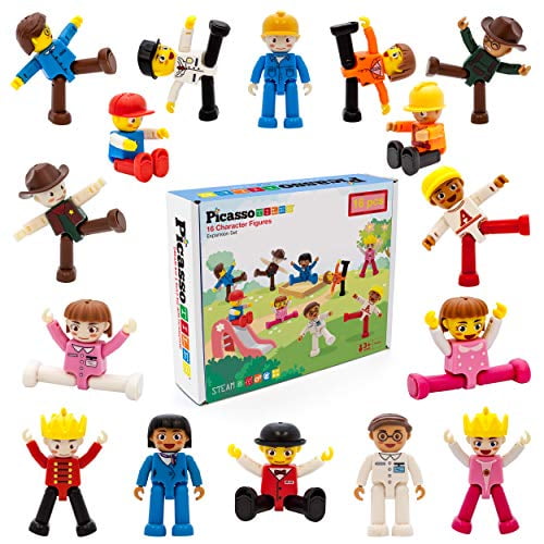 64Pc Magnetic Blocks Tiles Set DIY Building Kids Educational Magic Toy Xmas Gift 
