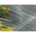 thumbnail image 3 of Ambesonne Yellow Flower Quilted Coverlet 3 Pcs, Daffodil Bouquet, King Size, Yellow Grey, 3 of 4