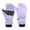Light purple, variant on Waterproof Kids Ski Gloves Insulated Warm Winter Gloves Split Finger Design For Cold Weather Outdoor Activity