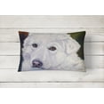 thumbnail image 2 of Carolines Treasures 7418PW1216 Great Pyrenees Contemplation Fabric Decorative Pillow, 2 of 3