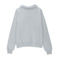thumbnail image 6 of Bnwani Sweatshirt for Girls Half Zip Winter Sweatshirt Plain Pullover, 6 of 8