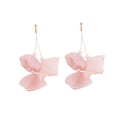 thumbnail image 1 of Sonducket Pendientes colgantes de flores de tela elegantes y hermosos para mujer, joyería llamativa, pendientes de flores Ropa, zapatos y accesorios Miscelánea rosa, 1 of 6