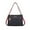 Navy Red, variant on MKF Collection Aliyah shoulder women’s bag vegan leather versatile design, functional everyday use purse by Mia K. - Cognac Black