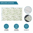 thumbnail image 5 of Spring Gradient Green Leaves Placemats Set of 6,Wipeable Washable Table Mats for Dining Tables, Watercolor Botantical Place Mats for Kitchen Event Party Tabletop Decor, 5 of 9