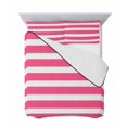 thumbnail image 7 of Pink Striped Twin Size Down Alternative Comforter, Lightweight Comforter Quilt Bedding Set with Pillow Shams Modern Simple Monochrome Geometric White All Seasons Bed Comforter Duvet Insert 68"x86", 7 of 7