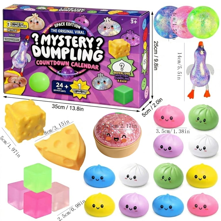 Dumpling Squishy Advent Calendar, 2026 Squishy Dumpling Mystery