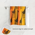 thumbnail image 2 of Bath Towel Single-Sided Printed Highly Absorbent Soft Quick Towel for Bathroom Spa Gym & Sports Giraffe Stripes Vector, 2 of 5