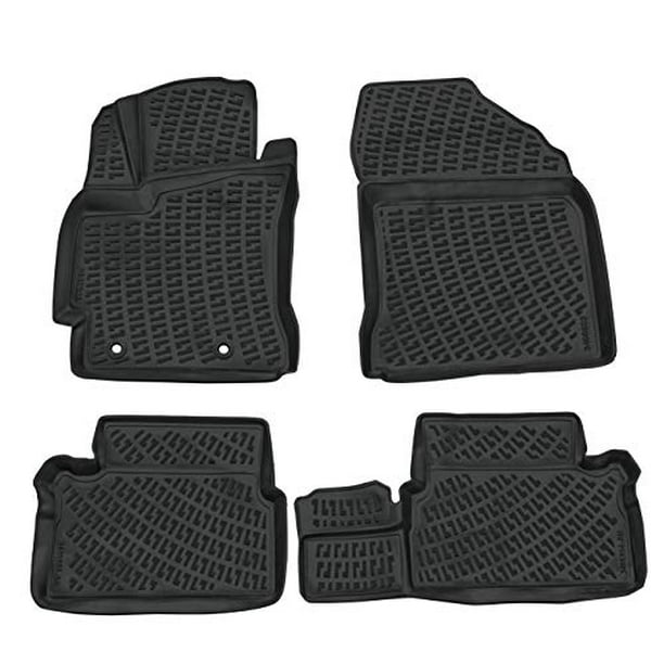 Crocliner Front and Rear All Weather Custom Fit Floor Mats for Toyota Corolla iM / 20172018