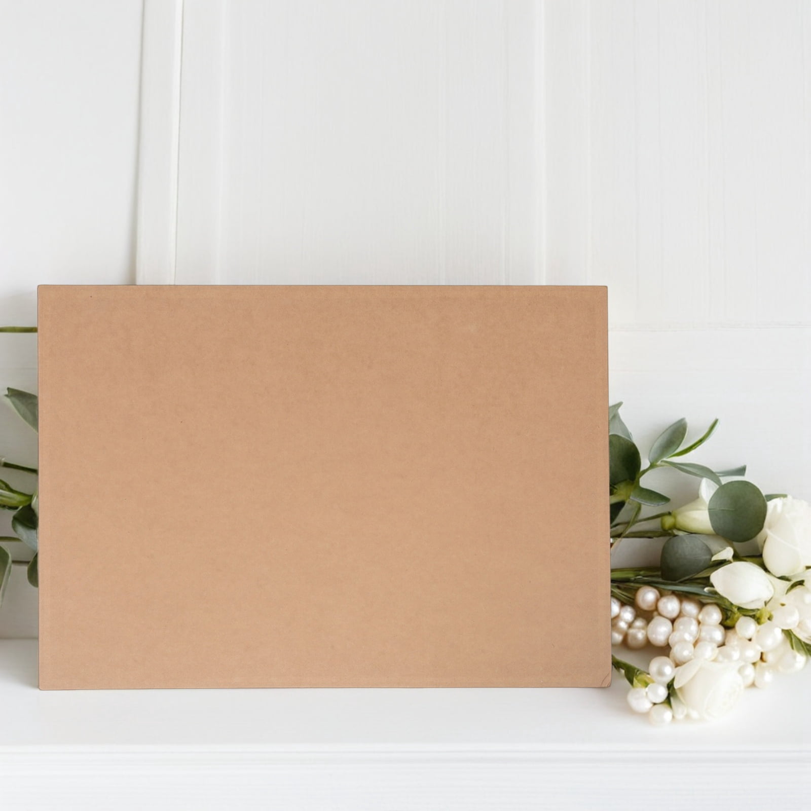 Raindrops Brown Kraft Paper Sheets 22.8x15. Crafts, Vintage Aesthetic, Easy to Cut, Versatile Cardstock for Scrapbooking