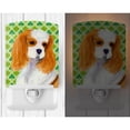 thumbnail image 2 of Caroline's Treasures SS4458CNL Cavalier Spaniel St. Patrick's Day Shamrock Portrait Ceramic Night Light, 6x4x3",, 2 of 2