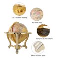 thumbnail image 1 of World Globe, 720 Rotation Retro Globe Adornment, Antique Portable Educational Office For Desk Decor Home Gift, 1 of 8