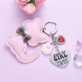 thumbnail image 3 of LLavero de gato, cosas de gatos, lindos amantes de las mascotas, regalos para adolescentes, niñas, hijas, mujeres, novias, llaveros de regalo de cumpleaños, 3 of 5