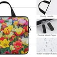 thumbnail image 3 of JRXY Flowers Diving Fabric Laptop Handle Bag Travel Case, Soft Carrying Computer Protect Case 15inch, 3 of 5