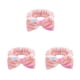 thumbnail image 1 of Diadema con lazo Qarigey de franela elástica rosa fresa CBP380378, 1 of 6