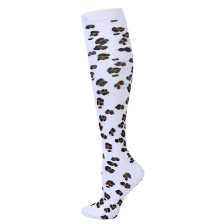 

Yinguo Adult s Pringted Sports Socks Casual Fitness Elastic Stockings