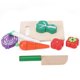 thumbnail image 2 of Paquete de 7 juguetes alimenticios Preescolar Cocina Cocina Cocina Playet Playet Fruit Educación DIY Formación Educación Early Educación Regalos para niños Verduras Vogacara FN001352-01B, 2 of 6