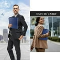 thumbnail image 4 of Procase Portfolio Business Padfolio Folder with Zipper, Navy, 4 of 7