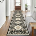 thumbnail image 4 of Yamaziot 2'x10' Boho Runner Rug for Hallway, Extre Long Laundry Room Rug, Farmhouse Kitchen Rug, Non-Shedding Mat for Bedroom, Living Room, Dining Room, 4 of 8