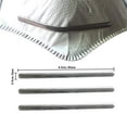 thumbnail image 1 of Máscara facial Puente de la nariz Máscara de polvo Clip de nariz de metal Respirador Fabricación de accesorios de manualidades DIY 500 Uds Speravity HA5091-03, 1 of 7