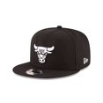 thumbnail image 2 of New Era 9Fifty NBA Chicago Bulls Snapback Cap - Adjustable - Black, 2 of 3