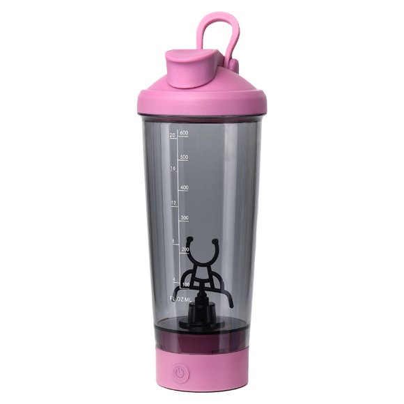 Ceimmolca Cup Protein Shaker Your Hands USB Rechargeable Mixer Cup Portable Shaker Bottl With Handle Proof Flip Cap