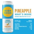 thumbnail image 5 of High Noon Vodka Pineapple Hard Seltzer, 23.67 fl oz Can, 4.5% ABV, 5 of 5