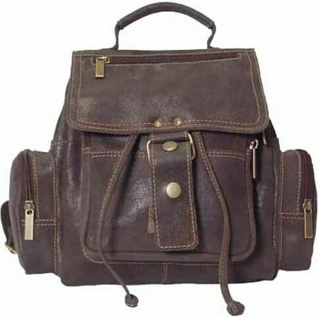 Distressed Mid Size Top Handle Backpack