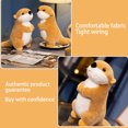thumbnail image 6 of Groundhog Stuffed Animal，Realsitic Animal Plushies Groundhog Plush Toy，Funny Stuffed Animal Doll Cartoon Stuffed Plush Toy for Children Adults, 6 of 9