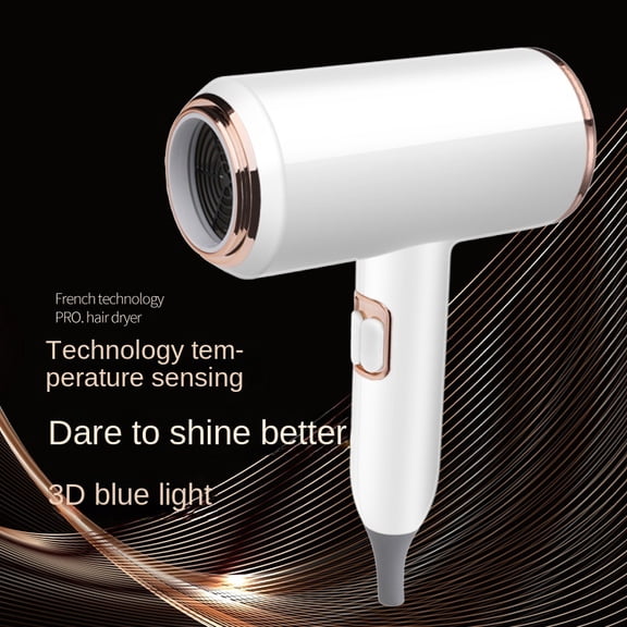 Professional 2300W High-Velocity Ionic Hair Dryer - Artisanal Salon Blow Dryer with 6 Heat/Speed Settings, Negative Ion Tech for Frizz-Free Shine, Pearl White