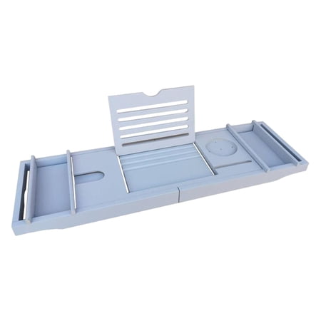 Plateau Baignoire Rétractable KIMISS - Organisateur Jouets De Bain, PP, 57-90cm - Rangement Salle De Bain