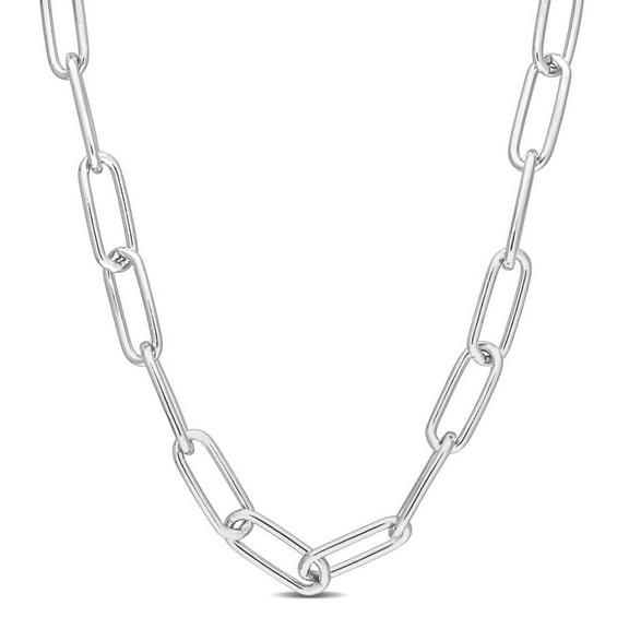 AMOUR 6mm Paperclip Chain Necklace In Sterling Silver, 16 In