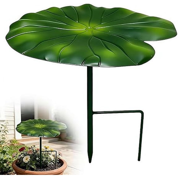 Waterproof Mini Water Lily Leaf Shade Umbrella – 21cm Plant Parasol for Outdoor Potted Plants, Flower Pot Canopy Protector for Fish Tank & Garden Decor(RL 1 PC)