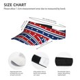 thumbnail image 2 of Bingfone Adjustable Empty Top Sun Visor for Women and Men-Fourth Of July, 2 of 6