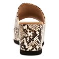 thumbnail image 2 of ALFANI Womens Beige Snakeskin Cushioned Comfort Jazziee Round Toe Platform Slip On Slide Sandals 6.5 M, 2 of 4