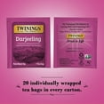 thumbnail image 3 of Pack of 6, Twining Tea Darjeeling Black Tea, 20 Tea Bags, 1.41 oz, 3 of 4