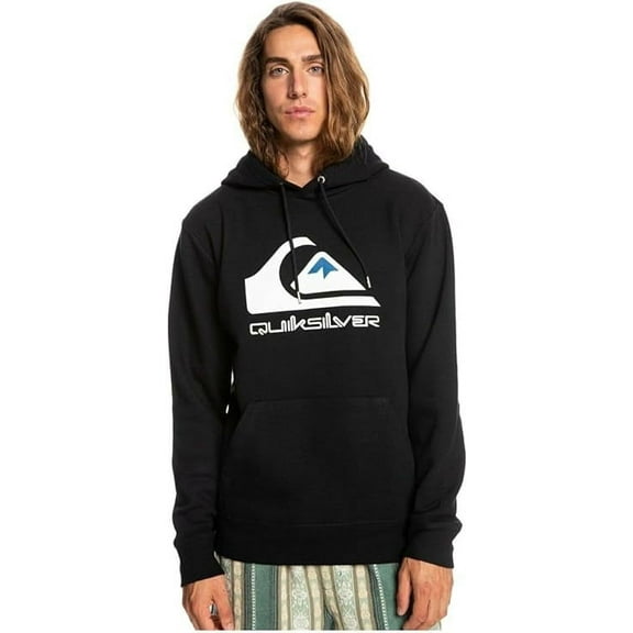 Quiksilver Big Logo Hoodie - Black - Large