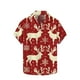 thumbnail image 1 of Hombres de Manga Larga, Navidad Impresa Turndown Collar Blusa, Casual Moda Botón Camisa para las Vacaciones, 1 of 5