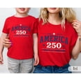 thumbnail image 4 of VibeNest Studio Unisex 250 Years of Freedom 1776-2026 America Patriotic Family Group Matching Graphic T-Shirt, 4 of 8