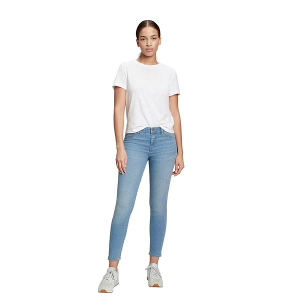 Jean Jegging Favorito de Tiro Medio para Mujer GAP, Indigo Claro 10, Largo 28 US