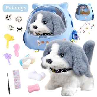 JEEXI Walking Barking Toy Dog with Remote Control Leash, 10" Plush Puppy  Electronic Interactive Toys for Kids, Shake Tail, Pretend Realistic Stuffed  Animal Dog Age 2 3 4 5+ Years Old Best Gift - Walmart.com