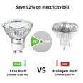 thumbnail image 3 of Lepro GU10 LED Light Bulbs Non-dimmable, 2700K Soft Warm white Indoor Bulbs 4W 50W Replacement for Recessed Track Lighting, 3 Pack, 3 of 7