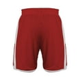 thumbnail image 3 of Alleson Athletic B68785525 Crossover Reversible Shorts, Red & White - Large, 3 of 3