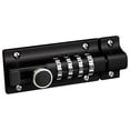 thumbnail image 4 of Combination Locking Bolt Slide Bolt Latch Household Keyless Mechanical Combination Lock Door Bolts Barrel Bolt Door Latch for Garden Yard Black, 4 of 8