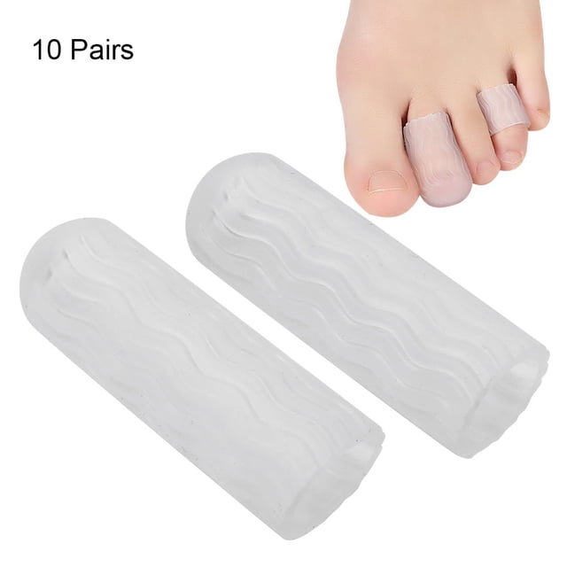 Funda para dedos Jadeshay 10 pares separador de dedos suave protector de dedos