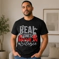 thumbnail image 4 of Real Ones Move in Silence Graphic T-Shirt, Unisex Classic Fit Tee, 4 of 9