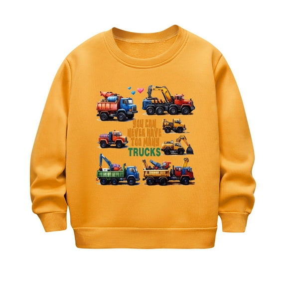 Toddler Boys Sweatshirts Long Sleeve Sport Elephant Sweat Shirt Dinosaur Crewneck Tops Tees Kids