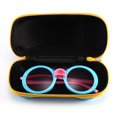 thumbnail image 4 of Caja de gafas de sol para bebés con diseño de coche de dibujos animados, caja de gafas para niños, caja de almacenamiento de papelería para niños, caja de gafas para coche con cremallera, 4 of 5